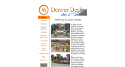 Desktop Screenshot of denverdecks.com